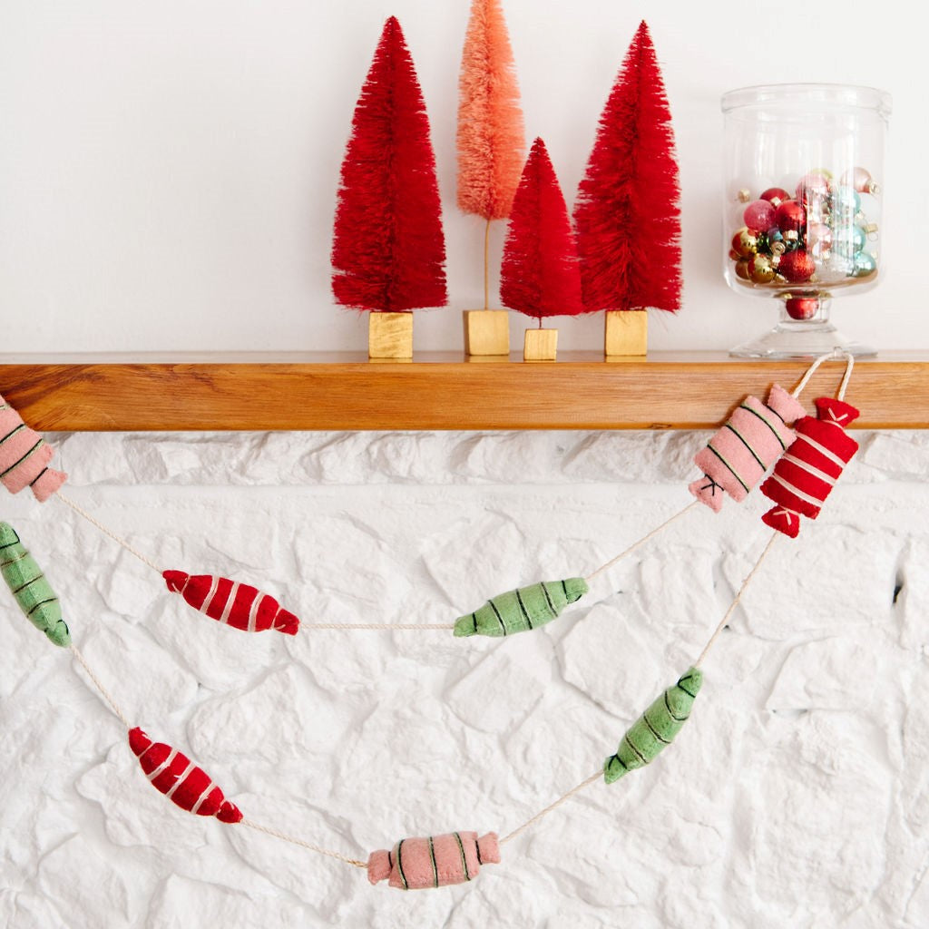 Christmas Sweets Felt Garland - hello maypole